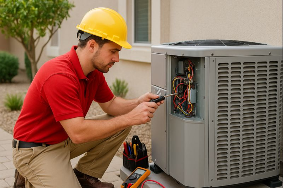 Las Vegas AC repair fast air conditioning service Comfort Masters 702-869-8093 same day HVAC cooling fix