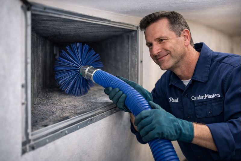 Las Vegas duct cleaning indoor air quality service Comfort Masters 702-869-8093 remove dust allergens improve airflow