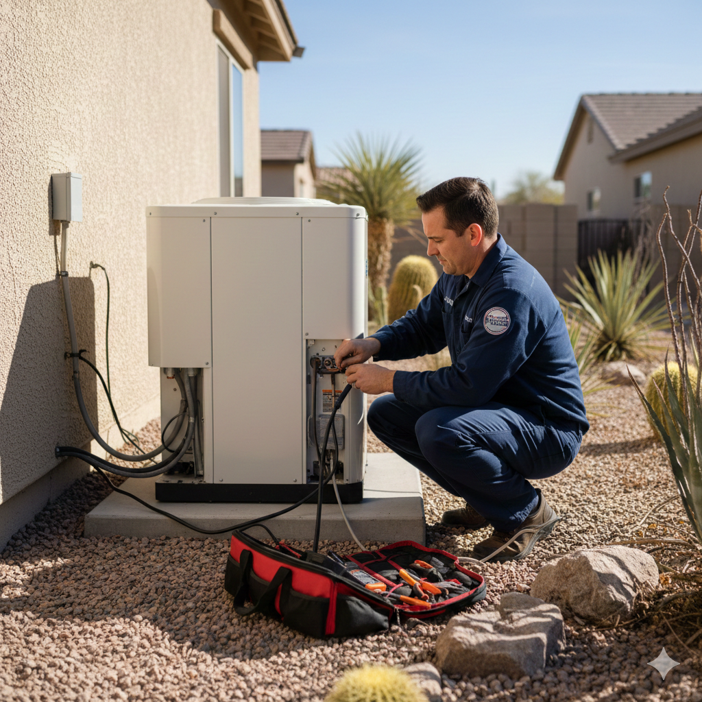 Modern HVAC Unit Installation