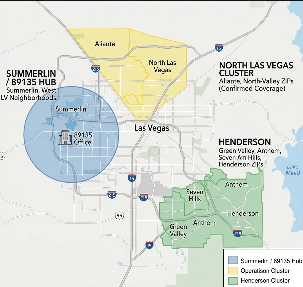 Three Focused Local Service Clusters